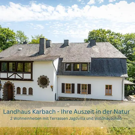 Feriehus Karbach Komplett Oder Einzelne Wohneinheiten Inkl Sauna Bzw Waldhaeuschen Hirten